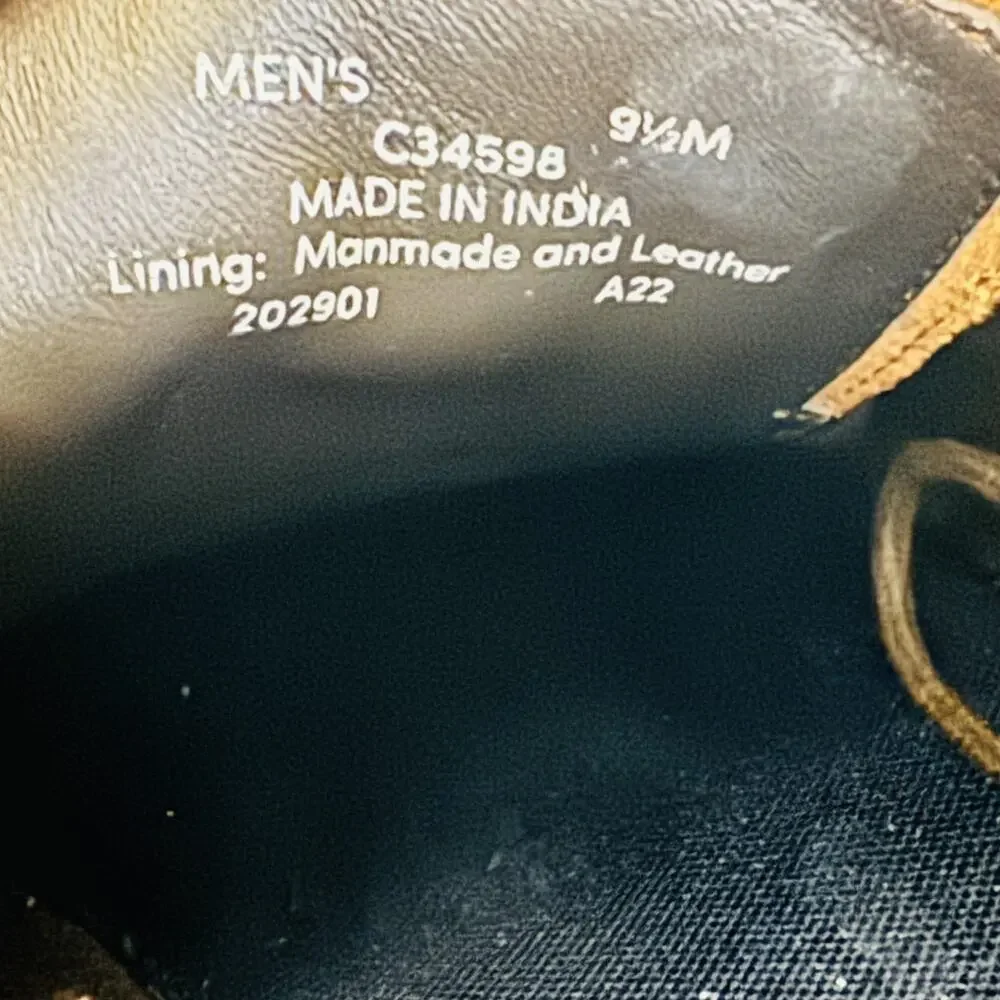 Cole Haan Shoes Mens 9.5 Brown Leather Grand OS Wingtip Oxford Dress Brogue